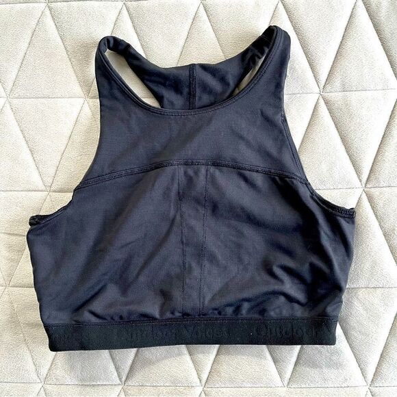 Outdoor Voices TechSweat Crop Top Move Free Crop Top Size Small Black - Picture 11 of 11